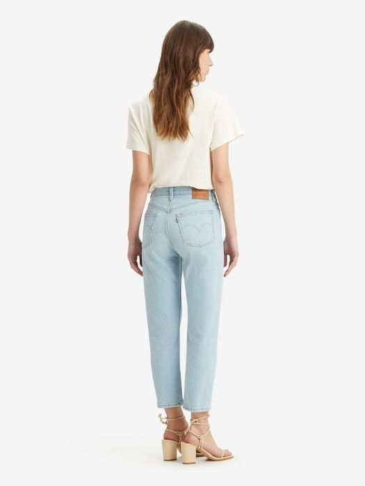 Levi's Женские Джинсы Светло-Синие 501 CROP Straight [2]