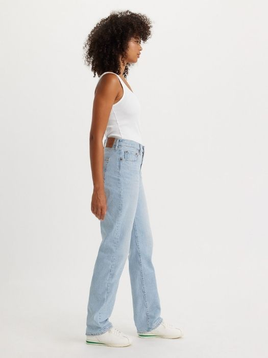 Levi's Blugi Albastri Deschisi 501 90 Straight Femei [6]