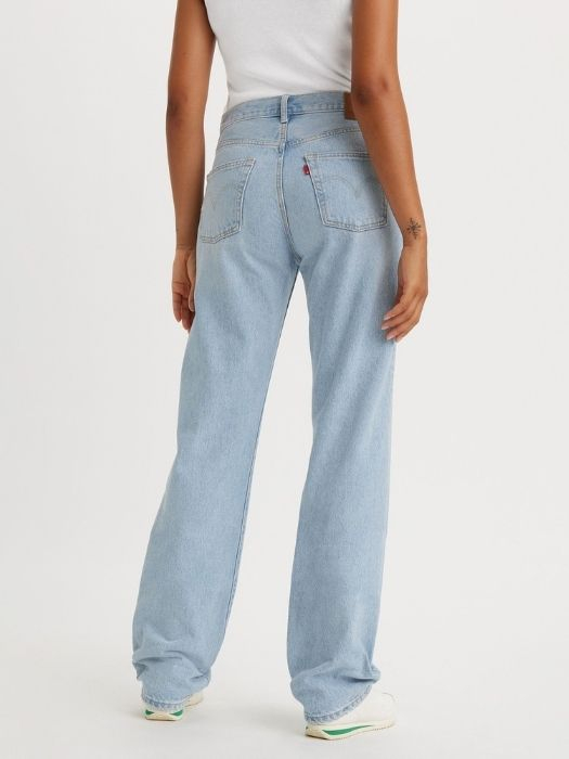 Levi's Blugi Albastri Deschisi 501 90 Straight Femei [3]