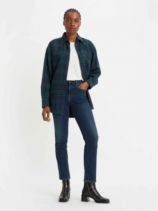 Levi's Женские Джинсы Темно-Синие 724 Straight [6]