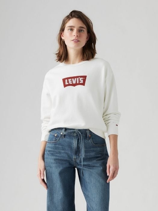 Levi's Bluza Alba Regular Femei [4]