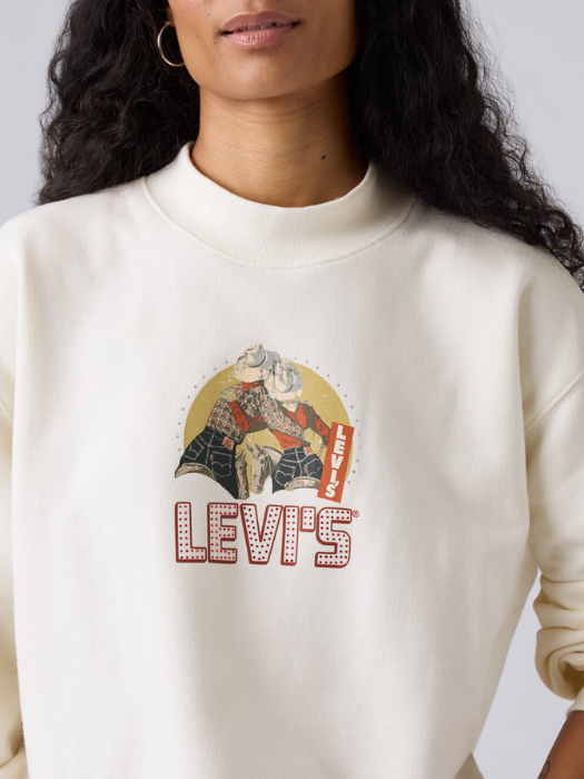 Levi's Bluza Alba Relaxed Femei [3]