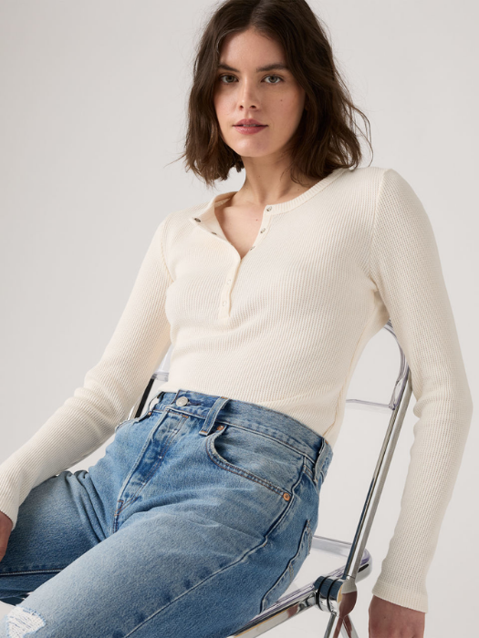 Levi's Женский Свитшот Белый Slim [2]