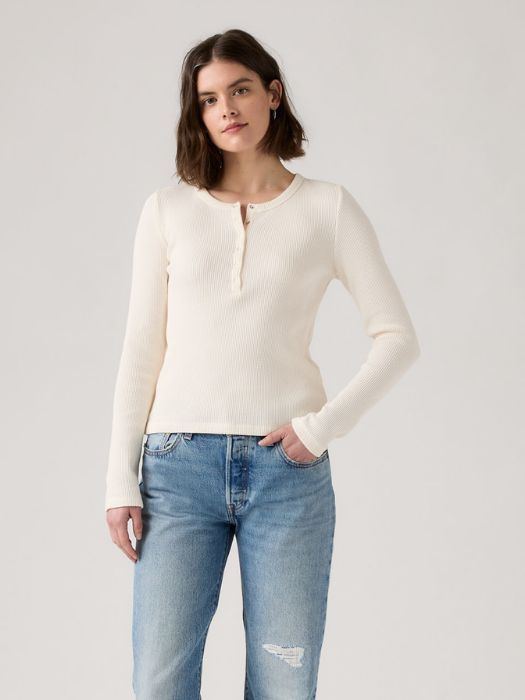 Levi's Женский Свитшот Белый Slim [1]