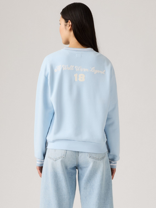 Levi's Bluza Albastra Deschisa Relaxed Femei [2]