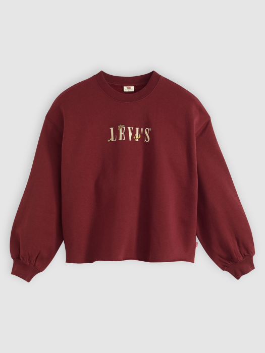Levi's Женский Свитшот Бордо Relaxed [6]