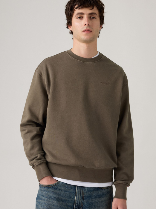 Levi's Мужской Свитшот Коричневый Relaxed [3]