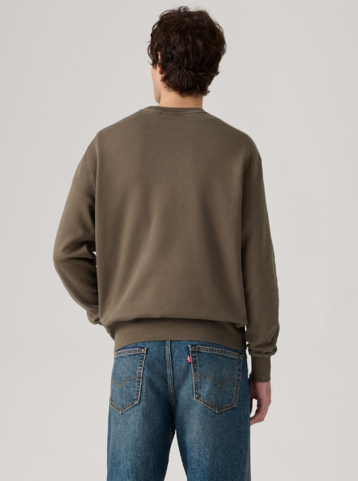 Levi's Мужской Свитшот Коричневый Relaxed [4]