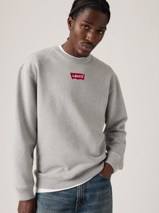 Levi's Мужской Свитшот Серый Regular [2]