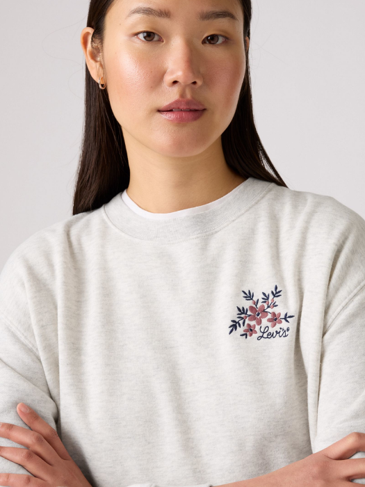 Levi's Bluza Gri Deschis Regular Femei [3]