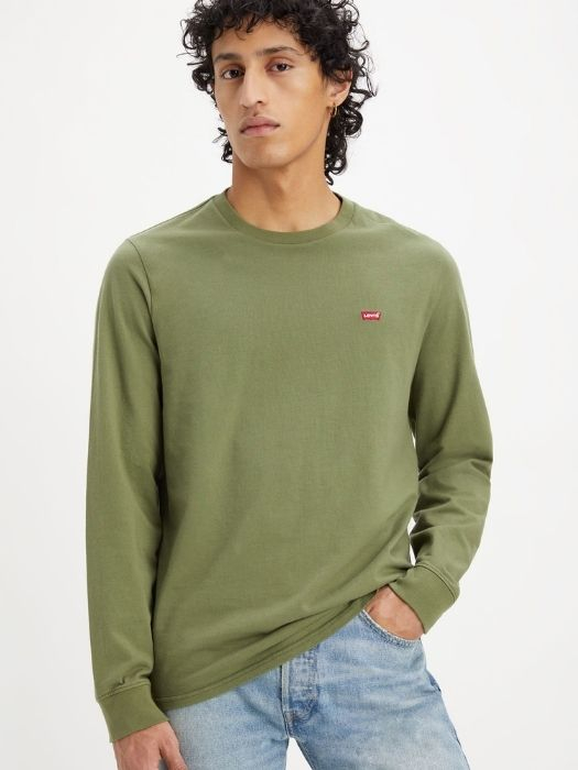 Levi's Мужской Свитшот Хаки Regular [4]