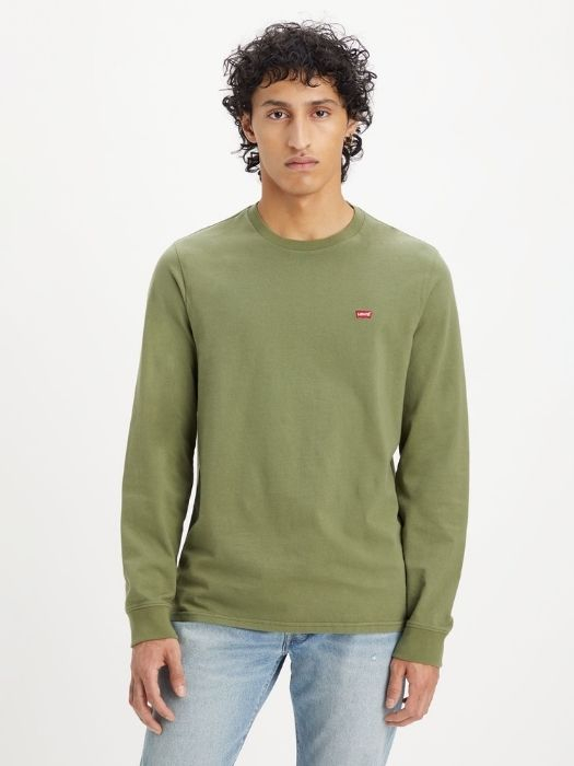 Levi's Мужской Свитшот Хаки Regular [1]