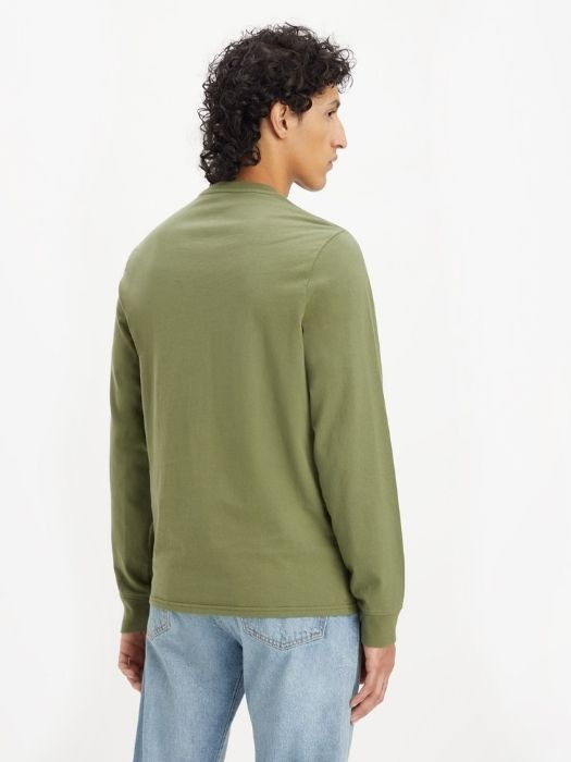 Levi's Мужской Свитшот Хаки Regular [2]
