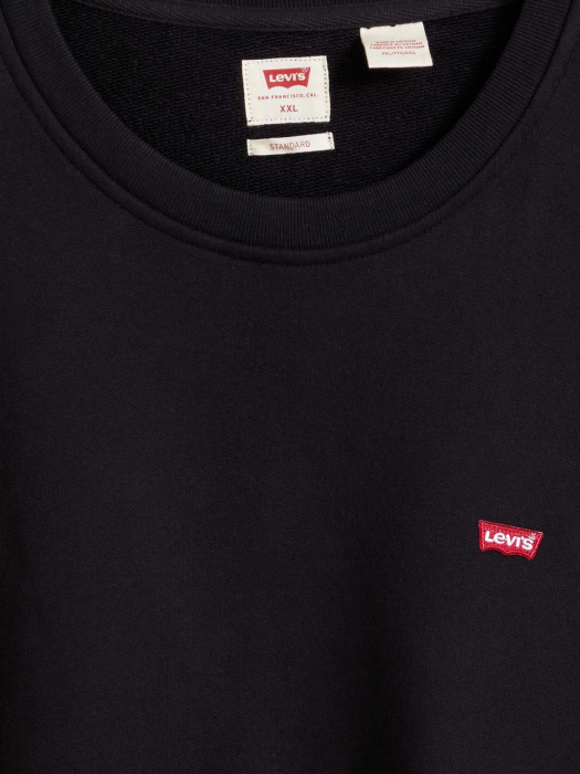 Levi's Мужской Свитшот Чёрный Regular [7]