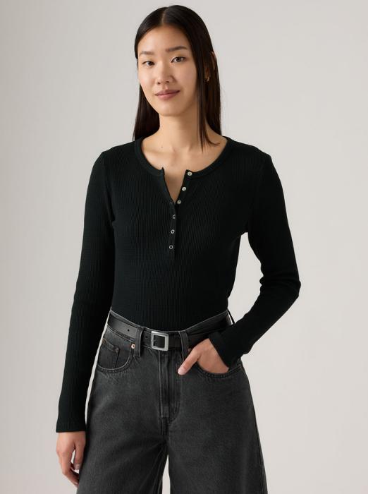 Levi's Bluza Neagra Slim Femei [2]