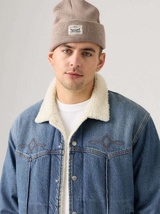Levi's Мужская Шапка Беживая  [1]