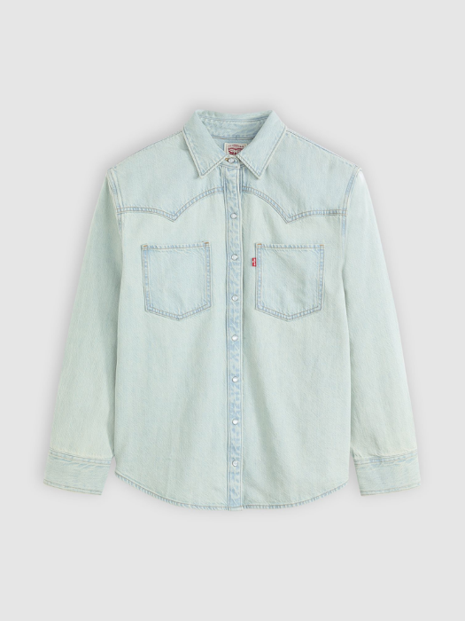 Levi's Camasa Albastra Deschisa Regular Femei [6]