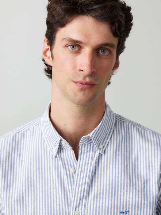 Levi's Мужская Рубашка Белая Relaxed [3]
