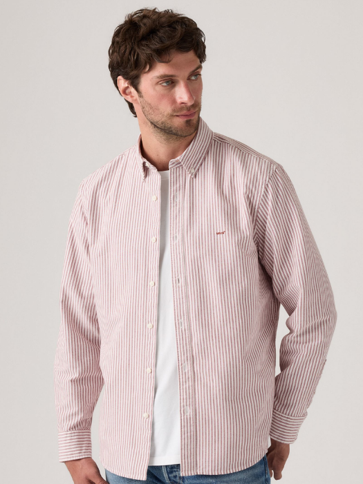 Levi's Рубашка Alb/Bej Relaxed [3]