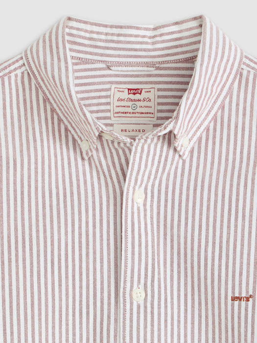 Levi's Рубашка Alb/Bej Relaxed [5]