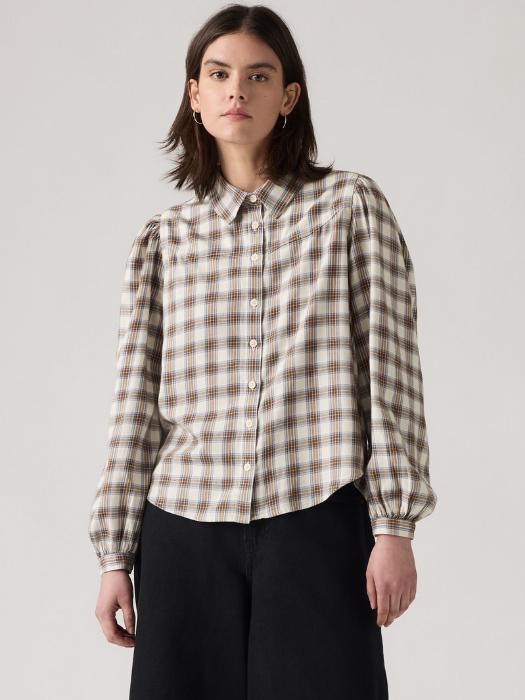 Levi's Camasa Alba/Cafenie Regular Femei [1]