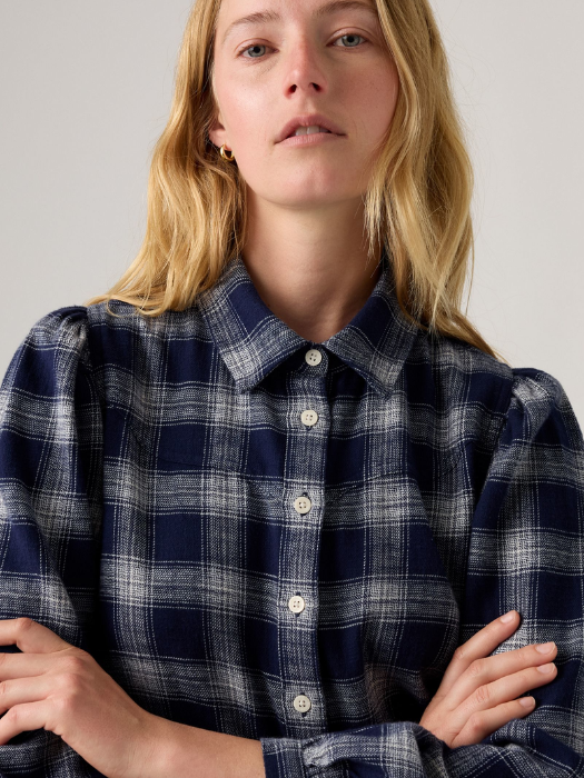 Levi's Camasa Albastra/Alba Regular Femei [2]