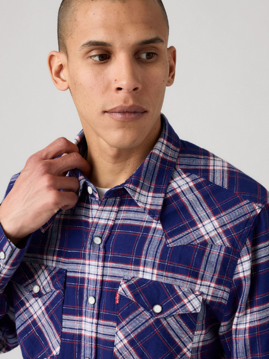 Levi's Рубашка Albastru/Alb Relaxed [2]