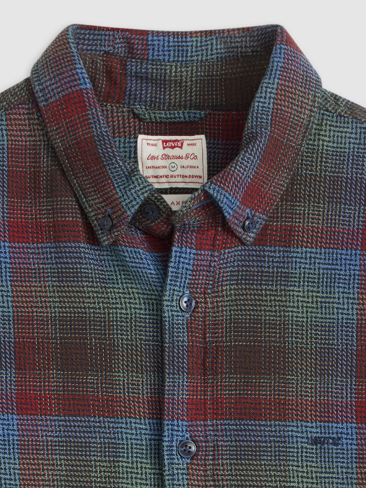 Levi's Рубашка Albastru/Verde Relaxed [5]
