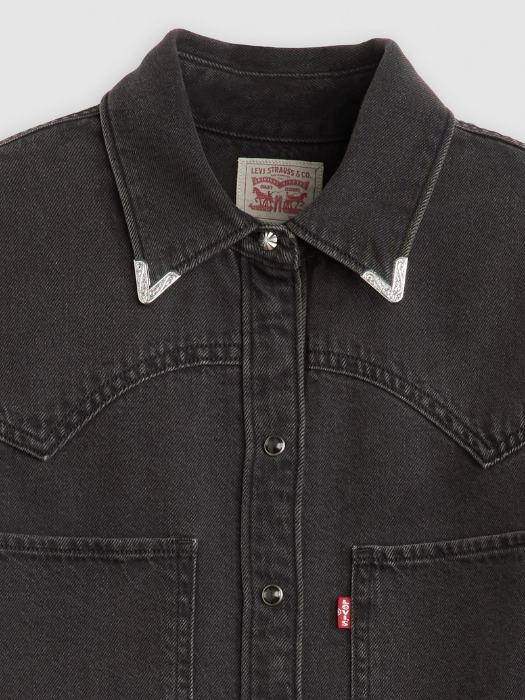 Levi's Camasa Gri Inchis Regular Femei [5]
