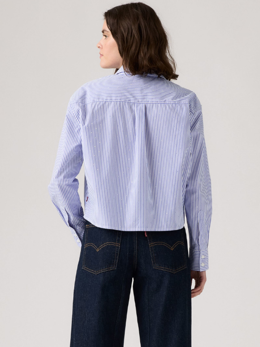 Levi's Женская Рубашка Синяя Regular [4]