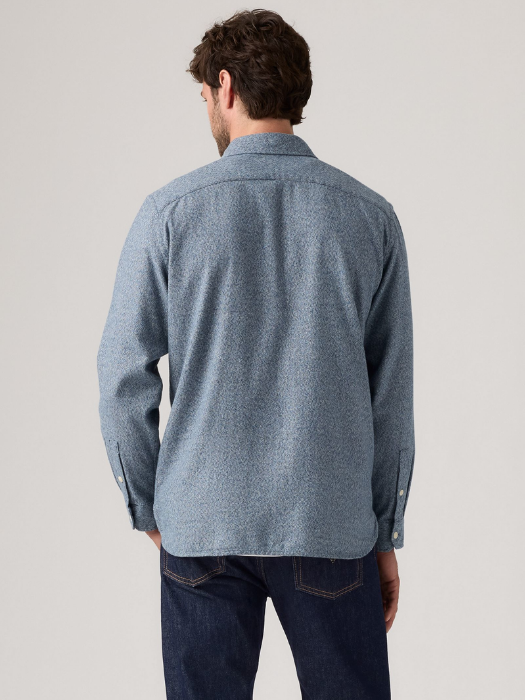Levi's Мужская Рубашка Синяя Relaxed [4]