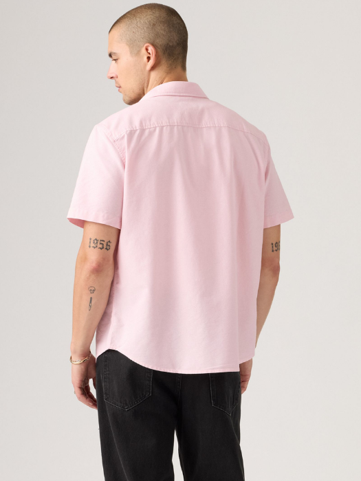 Levi's Camasa Cu Maneca Scurta Roz Deschis Relaxed Barbati [4]