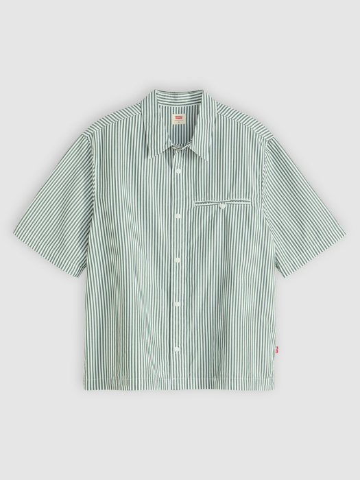 Levi's Camasa Cu Maneca Scurta Verde Relaxed Barbati [6]