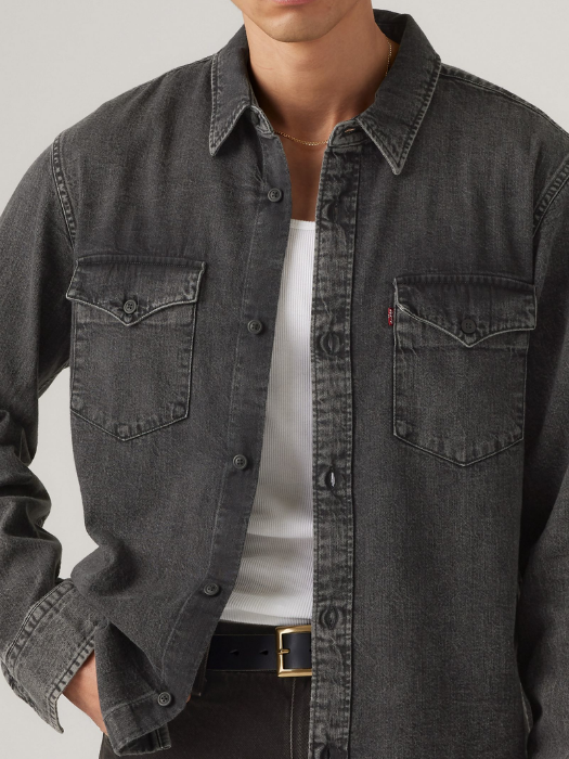 Levi's Camasa Gri Inchis Relaxed Barbati [3]