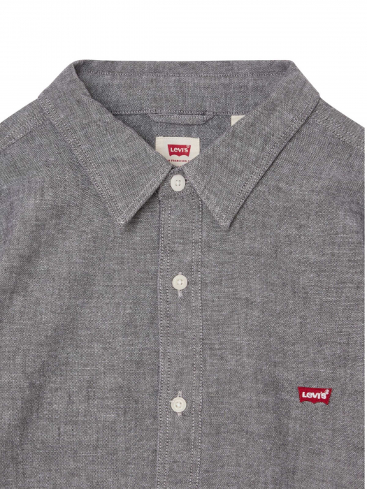 Levi's Мужская Рубашка Тёмная Серая Slim [4]