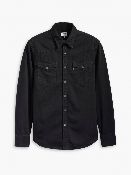 Levi's Мужская Рубашка Чёрная Regular [4]