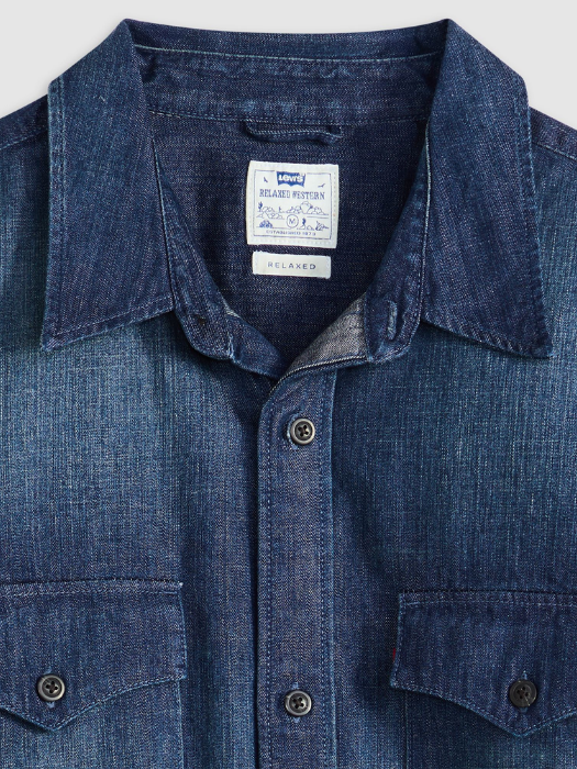 Levi's Рубашка Navy Relaxed [5]