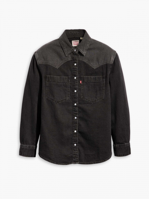 Levi's Camasa Gri Inchis Relaxed Femei [4]