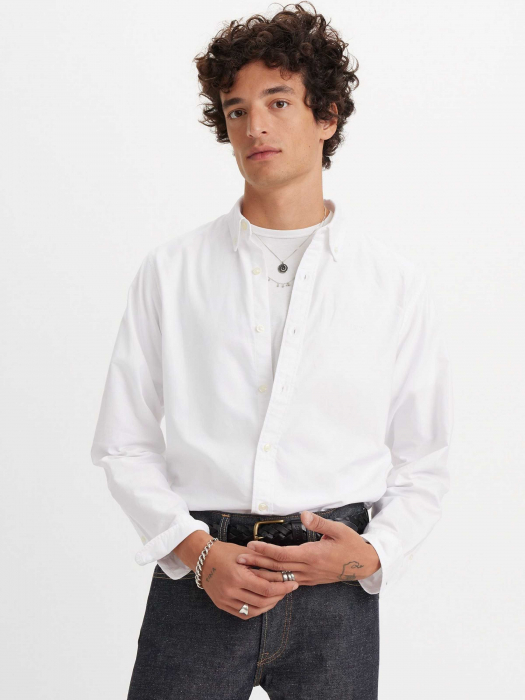 Levi's Мужская Рубашка Белая Regular [1]
