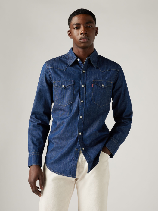 Levi's Мужская Рубашка Индиго Regular [1]