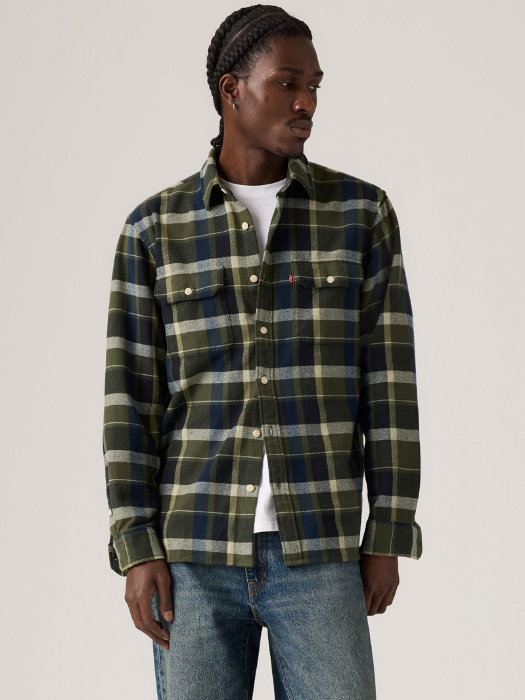 Levi's Рубашка Verde/Albastru Regular [2]