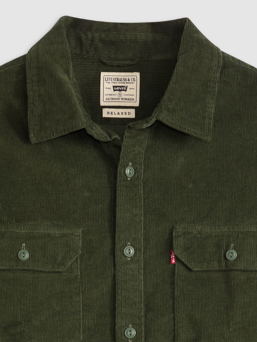 Levi's Мужская Рубашка Зелёная Regular [5]