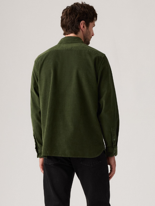 Levi's Мужская Рубашка Зелёная Regular [4]
