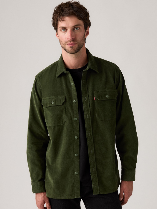 Levi's Мужская Рубашка Зелёная Regular [3]