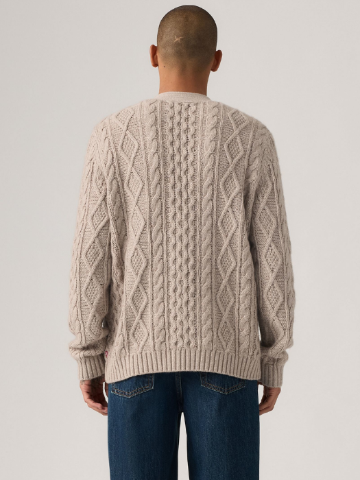 Levi's Cardigan Bej Relaxed Barbati [4]