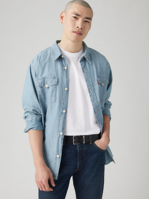 Levi's Мужской Ремень Чёрный  [3]