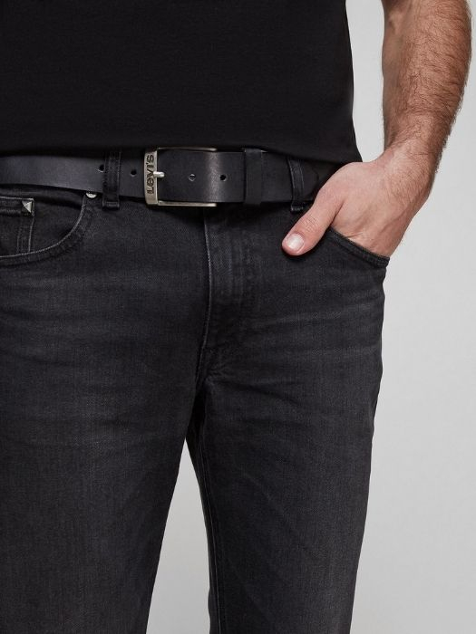 Levi's Мужской Ремень Чёрный  [4]