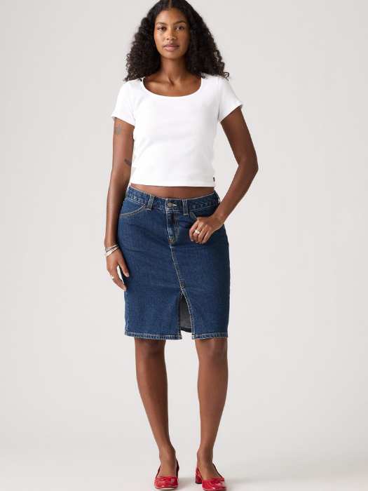 Levi's Fusta Navy  Femei [1]