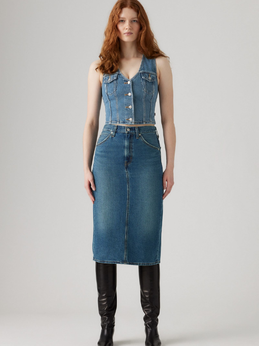 Levi's Юбка Indigo Hight Rise [1]