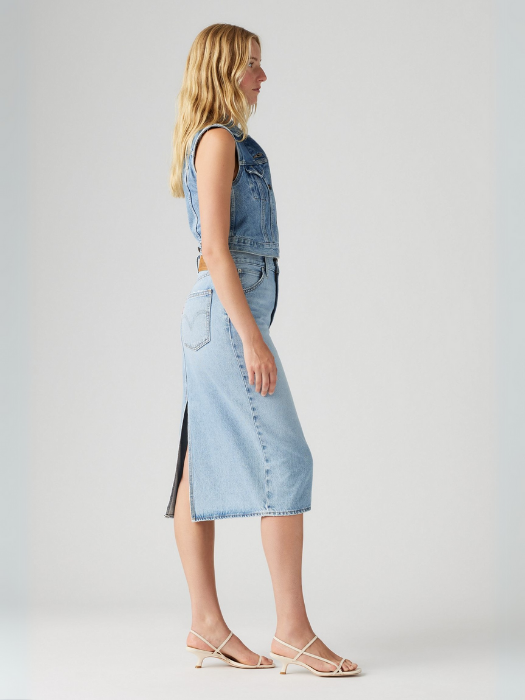Levi's Женская Юбка Синяя Slim [3]